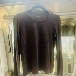 Gray Lafayette 148 Long Sleeved Comfy Shirt XS